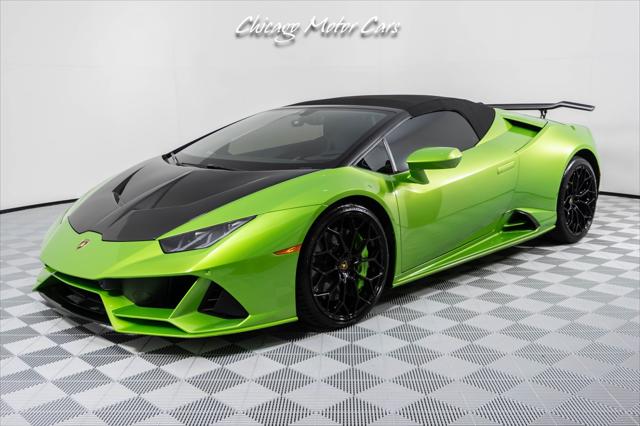 2020 Lamborghini Huracan Evo EVO Spyder VERDE SELVANS CARBON SKIN PACK AD PERSONA LAMBORGHINI TELEMETRY