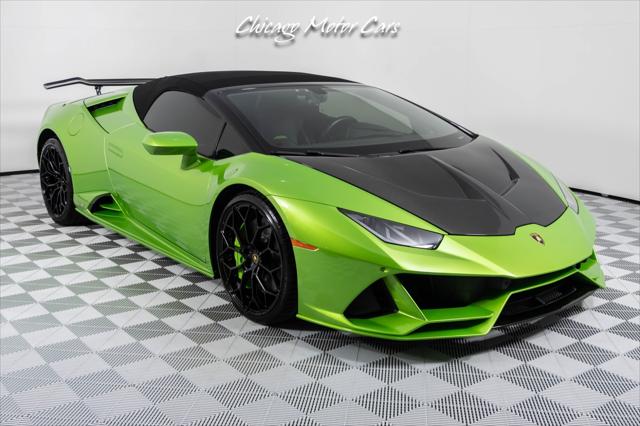 2020 Lamborghini Huracan Evo EVO Spyder VERDE SELVANS CARBON SKIN PACK AD PERSONA LAMBORGHINI TELEMETRY