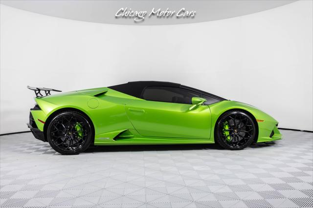 2020 Lamborghini Huracan Evo EVO Spyder VERDE SELVANS CARBON SKIN PACK AD PERSONA LAMBORGHINI TELEMETRY