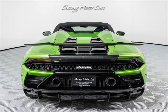 2020 Lamborghini Huracan Evo EVO Spyder VERDE SELVANS CARBON SKIN PACK AD PERSONA LAMBORGHINI TELEMETRY