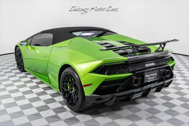 2020 Lamborghini Huracan Evo EVO Spyder VERDE SELVANS CARBON SKIN PACK AD PERSONA LAMBORGHINI TELEMETRY