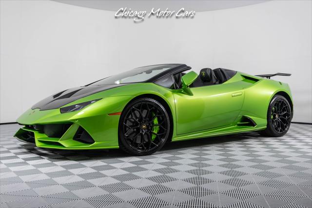 2020 Lamborghini Huracan Evo EVO Spyder VERDE SELVANS CARBON SKIN PACK AD PERSONA LAMBORGHINI TELEMETRY
