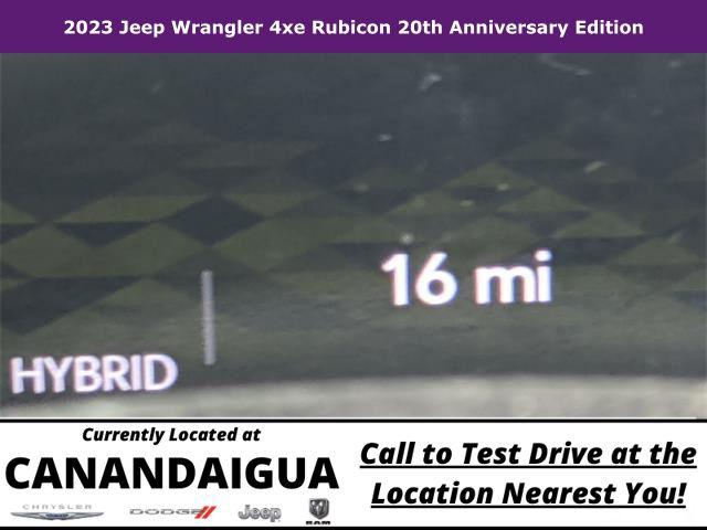 2023 Jeep Wrangler 4xe Rubicon 20th Anniversary Edition 4xe