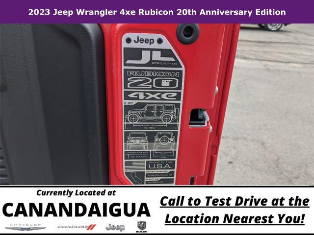 2023 Jeep Wrangler 4xe Rubicon 20th Anniversary Edition 4xe