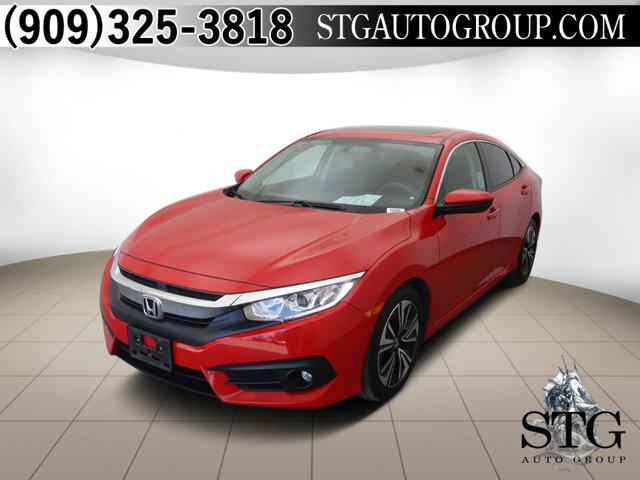 Red 2017 Honda Civic EX-T, Image 0