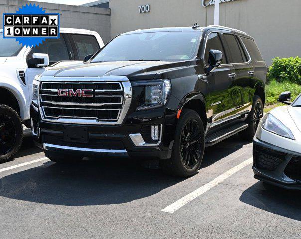Black 2021 GMC Yukon 4WD SLT, Image 0