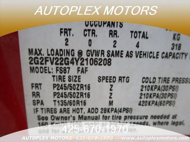 2000 Pontiac Firebird Formula