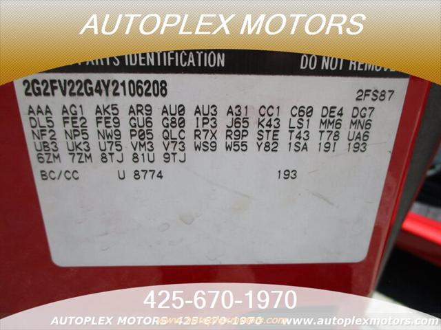 2000 Pontiac Firebird Formula