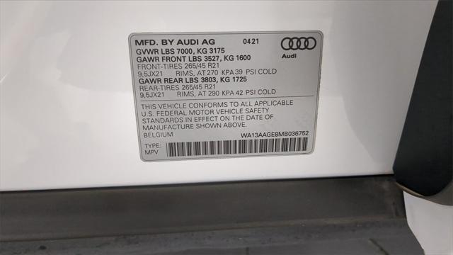 2021 Audi e-tron Sportback Prestige quattro