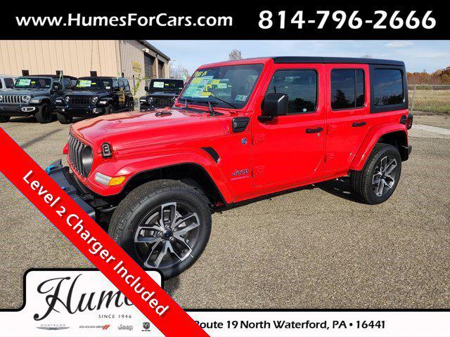 2024 Jeep Wrangler 4xe WRANGLER 4-DOOR SPORT S 4xe