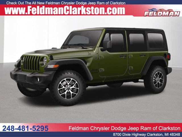 2024 Jeep Wrangler 4-Door Sport S 4x4 for sale in Clarkston, MI