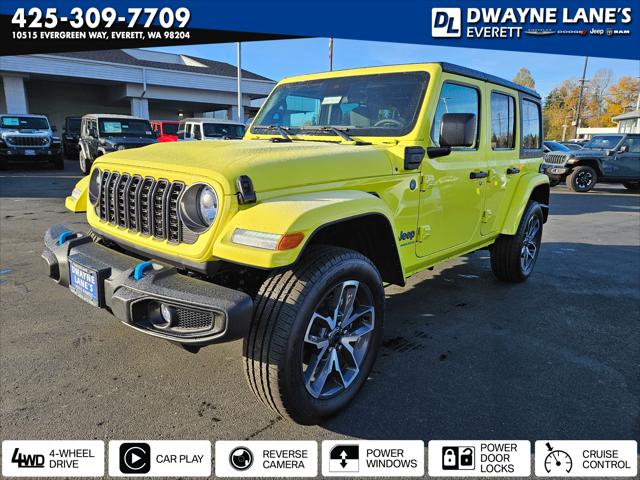 2024 Jeep Wrangler 4xe WRANGLER 4-DOOR SPORT S 4xe