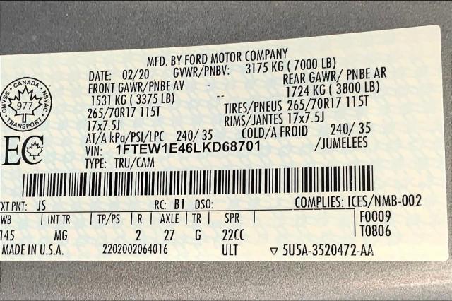 2020 Ford F-150 XL