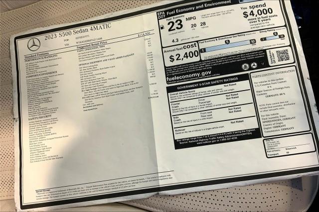 2023 Mercedes-Benz 500 4MATIC