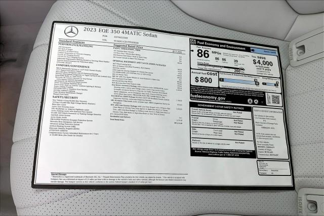 2023 Mercedes-Benz EQE 350 4MATIC