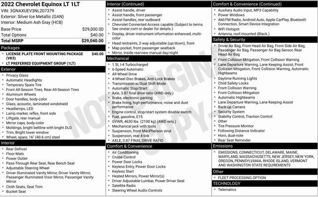 2022 Chevrolet Equinox AWD LT