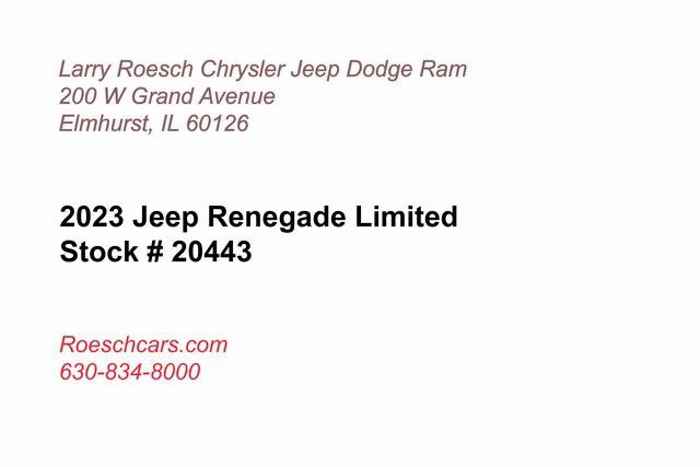 2023 Jeep Renegade RENEGADE LIMITED 4X4