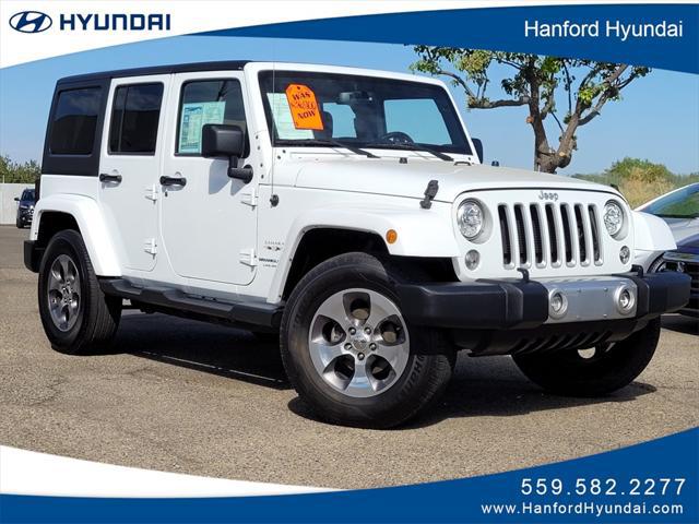 Certified 2018 Jeep Wrangler JK Unlimited Sahara – 24348