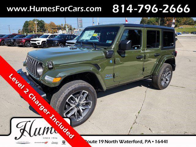 2024 Jeep Wrangler 4xe WRANGLER 4-DOOR SPORT S 4xe