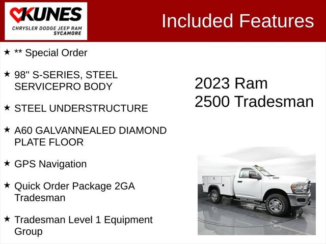 2023 RAM Ram 2500 RAM 2500 TRADESMAN REGULAR CAB 4X4 8 BOX