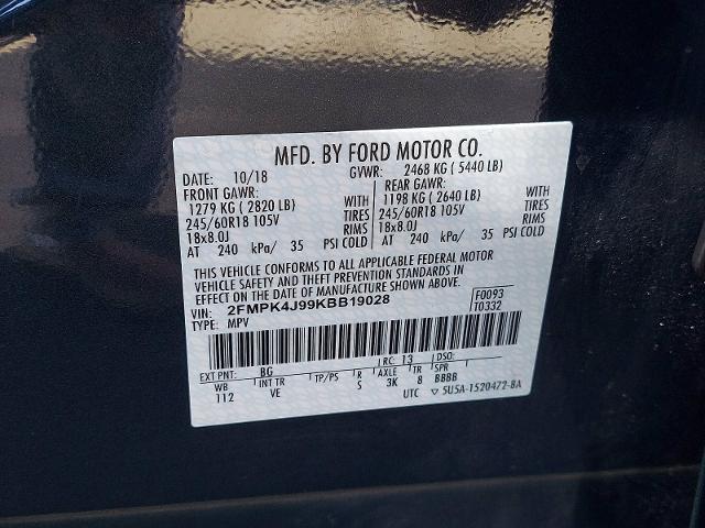 2019 Ford Edge SEL