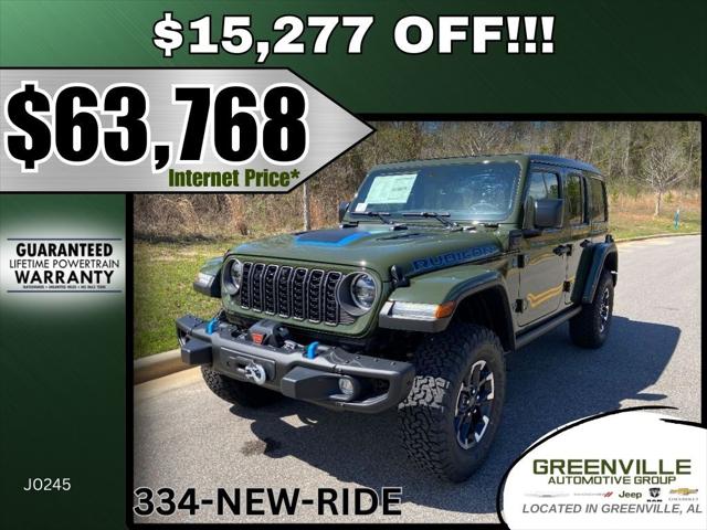 2024 Jeep Wrangler 4xe WRANGLER 4-DOOR RUBICON X 4xe