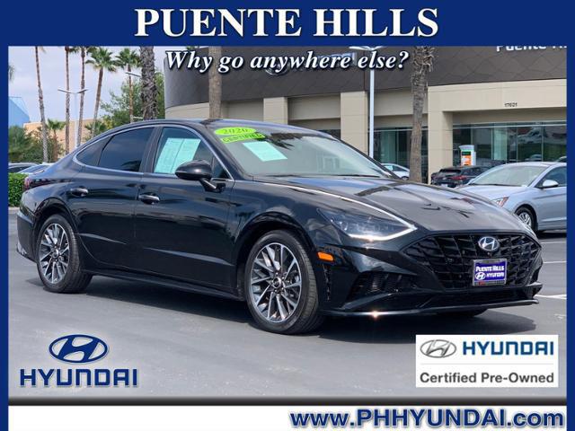 Black 2020 Hyundai Sonata Limited, Image 0