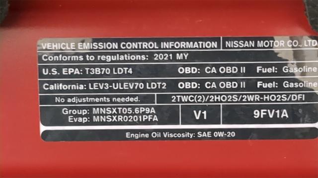 2021 Nissan Titan Crew Cab SV 4x4