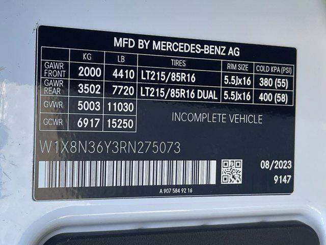 2024 Mercedes-Benz Sprinter 3500XD Chassis Standard Roof 4-Cyl Diesel HO
