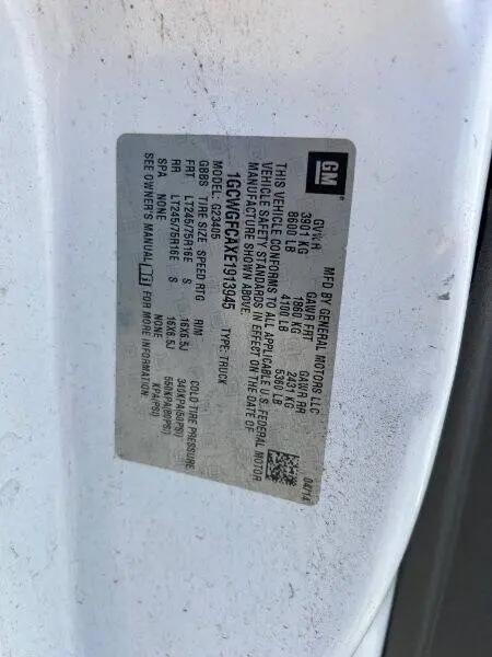 2014 Chevrolet Express Work Van