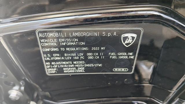 2022 Lamborghini Huracan Evo Spyder RWD