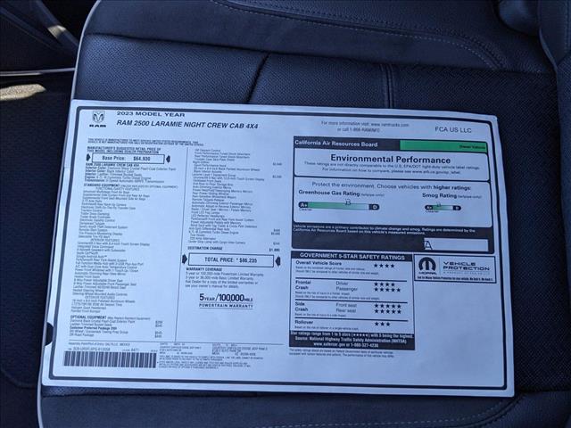 2023 RAM Ram 2500 RAM 2500 LARAMIE CREW CAB 4X4 64 BOX