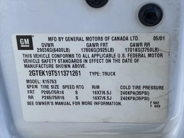 2001 GMC Sierra 1500 SLE