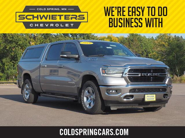 Silver 2019 Ram Ram 1500 Pickup Big Horn/Lone Star Crew Cab 4x4 6'4" Box, Image 0