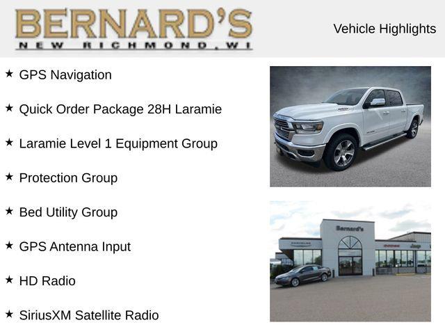 2020 RAM 1500 Laramie Crew Cab 4x4 57 Box 2020 RAM 1500 Laramie Crew Cab 4x4 57 Box