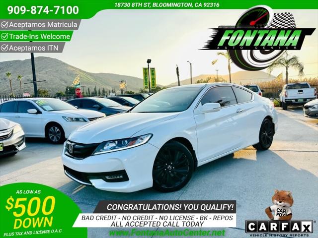 2017 Honda Accord EX-L for sale in Bloomington, CA
