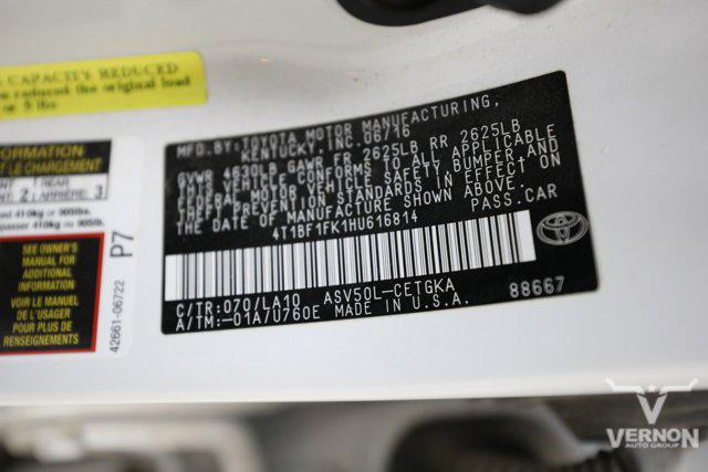 2017 Toyota Camry Unknown