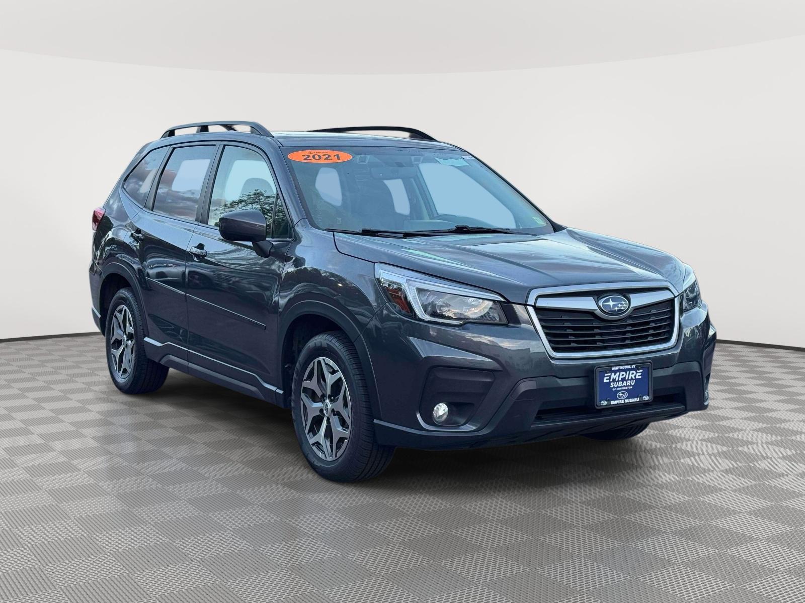 Magnetite Gray Metallic 2021 Subaru Forester SUV / Crossover All-Wheel Drive Continuously Variable Transmission