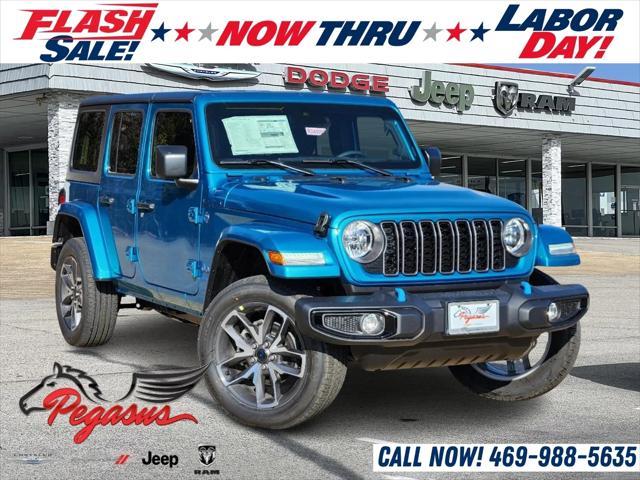 2024 Jeep Wrangler 4xe WRANGLER 4-DOOR SPORT S 4xe