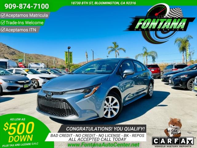 2022 Toyota Corolla LE for sale in Bloomington, CA
