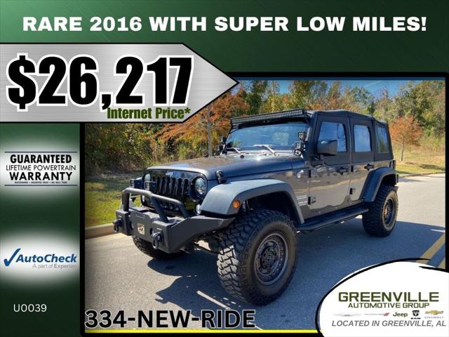 2016 Jeep Wrangler Unlimited Sport 2016 Jeep Wrangler Unlimited Sport