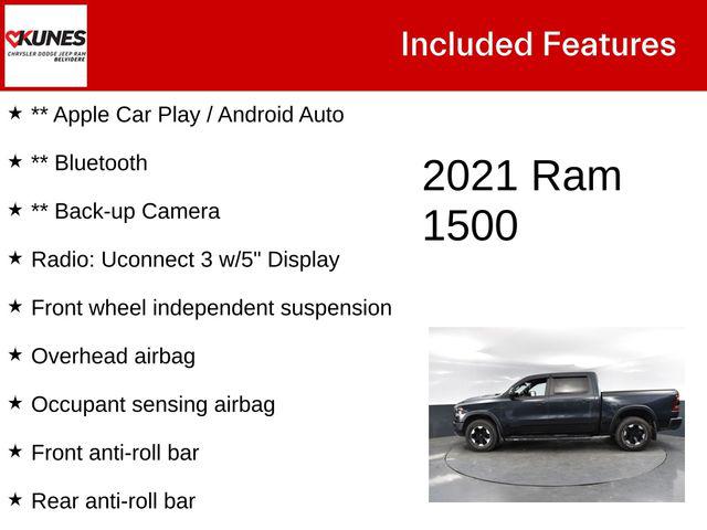 2021 RAM 1500 Rebel Crew Cab 4x4 57 Box 2021 RAM 1500 Rebel Crew Cab 4x4 57 Box