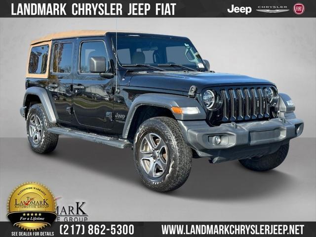 2020 Jeep Wrangler Unlimited Black and Tan 4X4