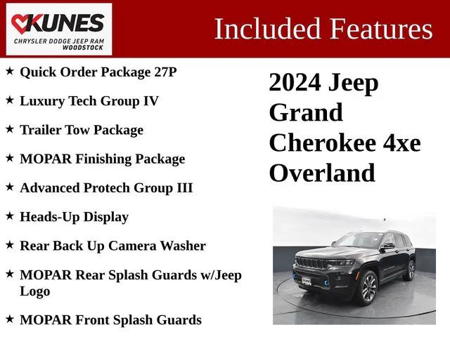 2024 Jeep Grand Cherokee 4xe GRAND CHEROKEE OVERLAND 4xe