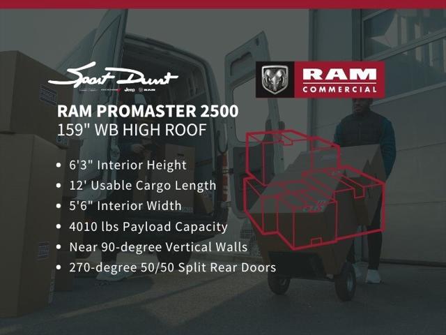 2024 RAM Ram ProMaster RAM PROMASTER 2500 TRADESMAN CARGO VAN HIGH ROOF 159 WB