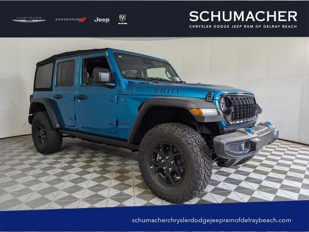 2024 Jeep Wrangler 4xe WRANGLER 4-DOOR WILLYS 4xe