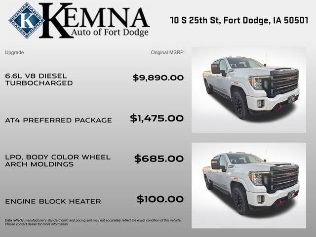 2020 GMC Sierra 2500HD 4WD Crew Cab Standard Bed AT4 2020 GMC Sierra 2500HD 4WD Crew Cab Standard Bed AT4