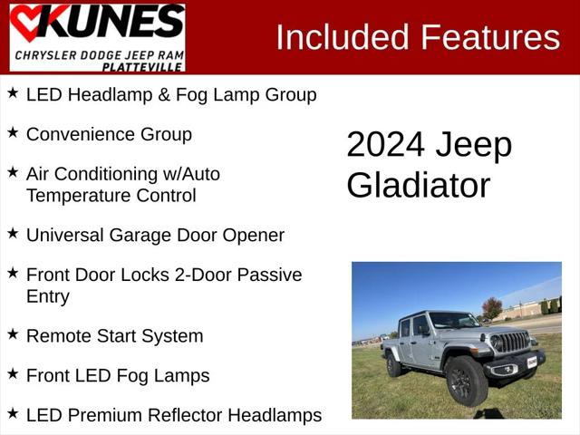 2024 Jeep Gladiator GLADIATOR SPORT S 4X4