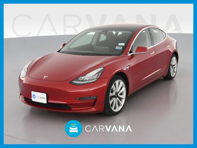 Used red deals tesla model 3