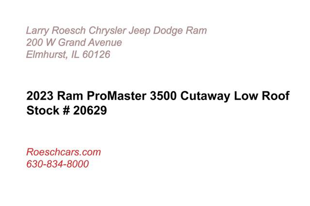 2023 RAM Ram ProMaster RAM PROMASTER 3500 CUTAWAY 159 WB EXT / 104 CA